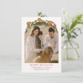 結婚＆楽しい　写真　クリスマス シーズンカード (スタンド正面)