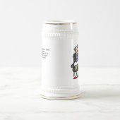 結婚、稲妻、サンダーユーモア ビールジョッキ (中央)