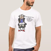 結婚、稲妻、サンダーユーモア Tシャツ (正面)