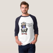結婚、稲妻、サンダーユーモア Tシャツ (正面フル)