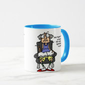 結婚、稲妻、雷ユーモア マグカップ (正面右)