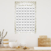 結婚/記念写真コラージュテンプレート ポスター (キッチン)