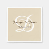 結婚/記念日のカクテルナプキン スタンダードカクテルナプキン (正面)