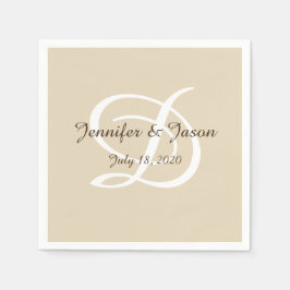 結婚/記念日のカクテルナプキン スタンダードカクテルナプキン