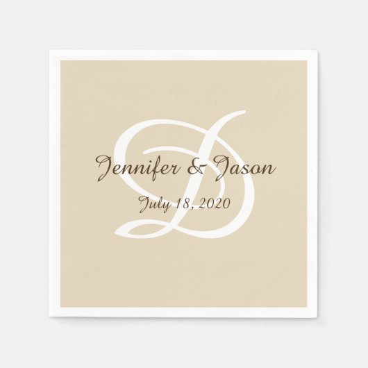 結婚/記念日のカクテルナプキン スタンダードカクテルナプキン (正面)