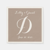 結婚/記念日のカクテルナプキン スタンダードカクテルナプキン (正面)