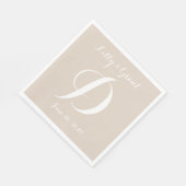 結婚/記念日のカクテルナプキン スタンダードランチョンナプキン (角)