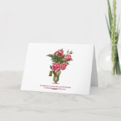 結婚・記念日のロマンチックな愛の鳩 - 結婚記念日 カード (裏面)