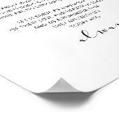 結婚 記憶 追悼 看板 活発なスクリプト ポスター (角)