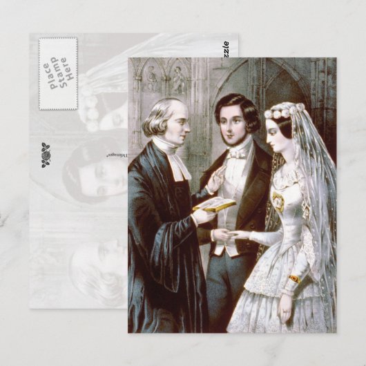 結婚 – 誓い ポストカード (正面/裏面)