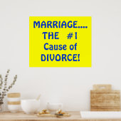 結婚…離婚の#1因！ ポスター (キッチン)
