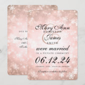 結婚/駆け落ち銅冬ワンダーランド 招待状 (正面/裏面)