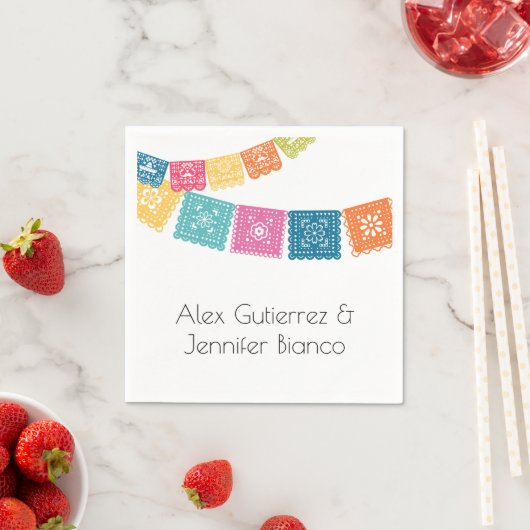 結婚 – Boda – パペル結婚ピカドナプキン スタンダードカクテルナプキン (インサイチュ)