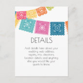 結婚 – Boda – パペル結婚ピカド詳細 ポストカード (正面)