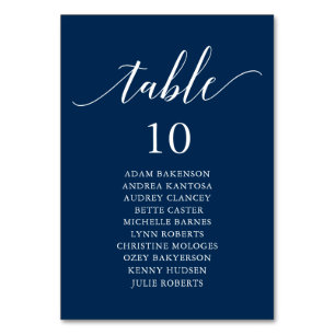 '結婚 Dinner, モダン Guest Sating Chart Table N テーブルナンバー