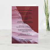 '結婚 Greeting Card Apache 賛美's Inside v2 カード (正面)