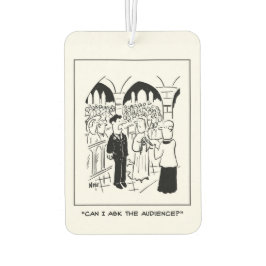 結婚- Groomは「お客さん頼は?」と言う。 カーエアーフレッシュナー