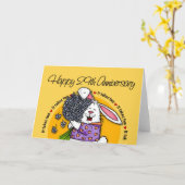 結婚- Happy 29th Anniversary カード (黄色い花)