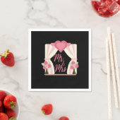 結婚 Mr And Mrs スタンダードカクテルナプキン (インサイチュ)