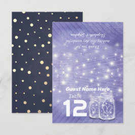 '結婚 Sating Place Escort Table Number Folded 招待状