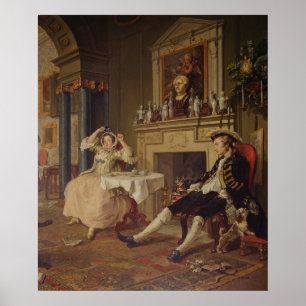 結婚a laモード:II- The Tete a Tete, c.1743 ポスター