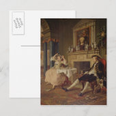 結婚a laモード:II- The Tete a Tete, c.1743 ポストカード (正面/裏面)
