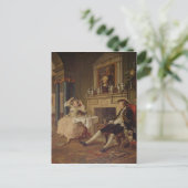 結婚a laモード:II- The Tete a Tete, c.1743 ポストカード (スタンド正面)