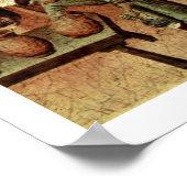 結婚At Cana By Duccio Di Buoninsegna ポスター (角)