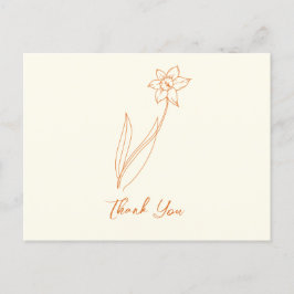 結婚Dafodil ポストカード