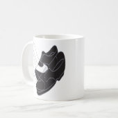 結婚I、デザインクラシックホワイトコーヒーマグ コーヒーマグカップ (正面左)