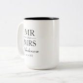 『結婚Mr.とMrs. Rarge』 ツートーンマグカップ (正面左)