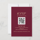 結婚QRコード 出欠カード (正面)