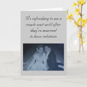 結婚s – カップルの待ち時間を見てリフレッシュ… カード (黄色い花)