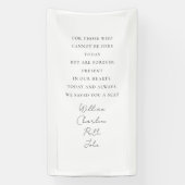 結婚s、メモリアルバナエレガント、スクリプトフォント 横断幕 (縦)