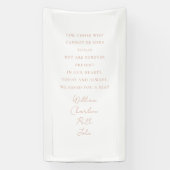 結婚s、メモリアルバナエレガント、スクリプトフォント 横断幕 (縦)