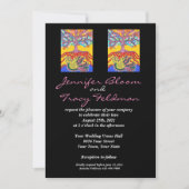 結婚s – ユダヤ人とユダヤ人 – LGBTQ 招待状 (正面)