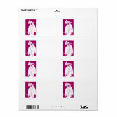 結婚s – 花嫁 ラベル (フルシート)