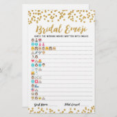 結婚s movies emoji with Answersブライダルシャワー (正面/裏面)