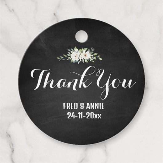 結婚s Thank Youラベル フェイバータグ (正面)