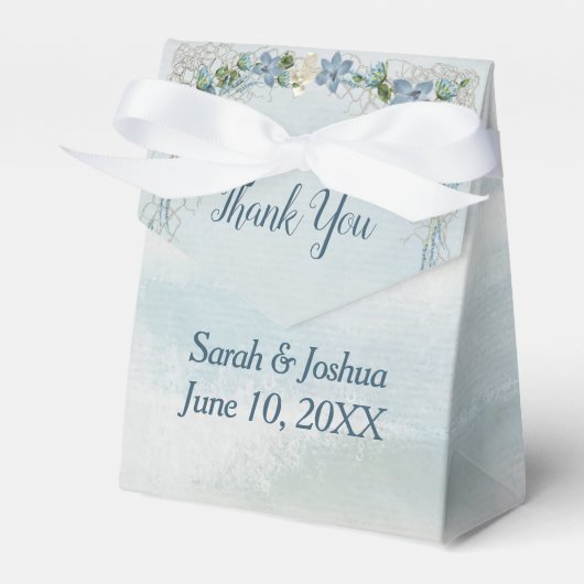 結婚s Thank You海水の色 フェイバーボックス (正面サイド)