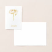 結婚s Thank You Mini (3.5"x5")フォイルカード 箔カード (ディスプレー)