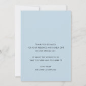 結婚s THANKS YOU photography グラデーション agduck egg サンキューカード (裏面)