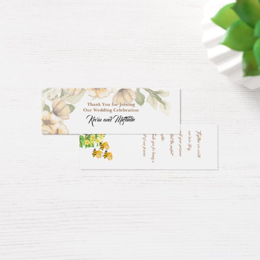 結婚Thank You Bookmark (デスク)