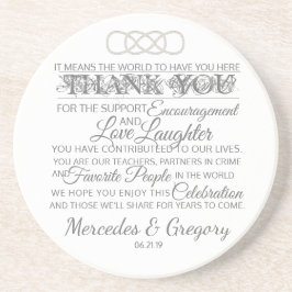 結婚Thank You Coasters コースター