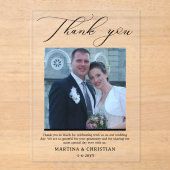 結婚Thank You Photo アクリル招待状 (正面)