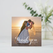 結婚Thank You Photo サンキューカード (スタンド正面)