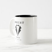 結婚USHER Tuxedo名 ツートーンマグカップ (正面左)