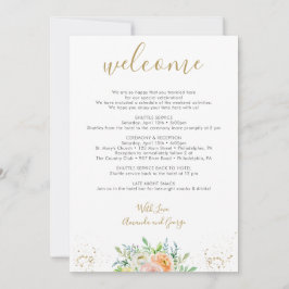 「結婚WelcomeバッグLetter Itinerary」 シーズンカード