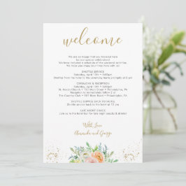「結婚WelcomeバッグLetter Itinerary」 シーズンカード