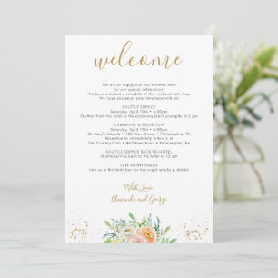 「結婚WelcomeバッグLetter Itinerary」 シーズンカード